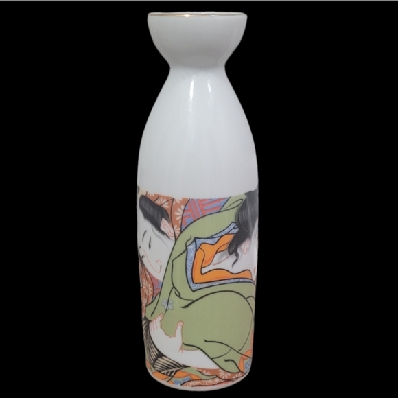 Vintage Japanese Ceramic Sake Pitcher - Picture 2 of 12